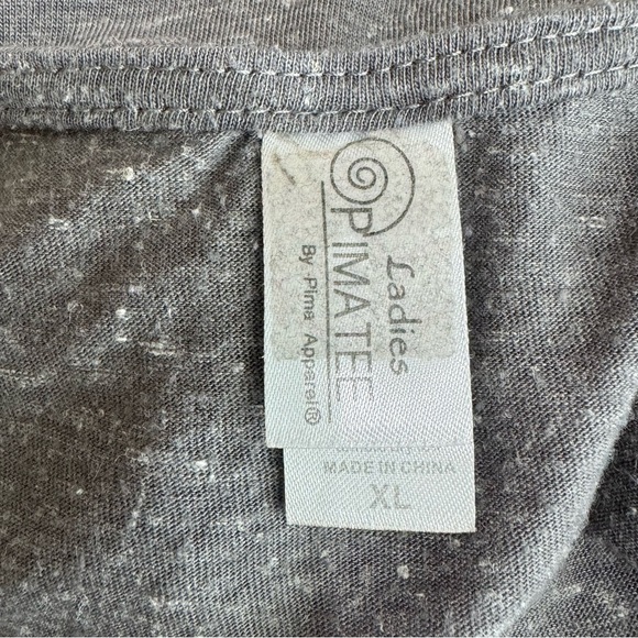 Pimatee Women’s Dolman Sleeve Gray New Mexico Arrow Print Tee - Picture 4 of 6